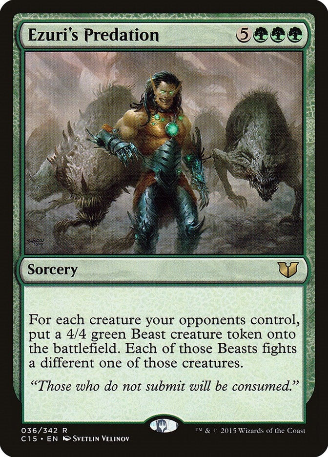 Image for Ezuri's Predation (36) (Commander 2015) - Magic: The Gathering
