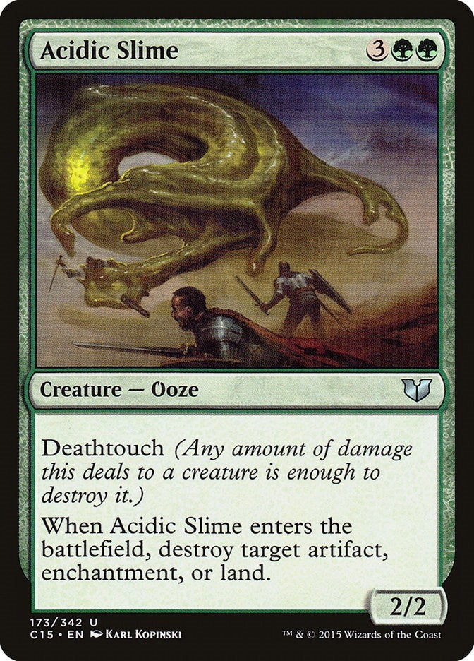 Image for Acidic Slime (173) (Commander 2015) - Magic: The Gathering