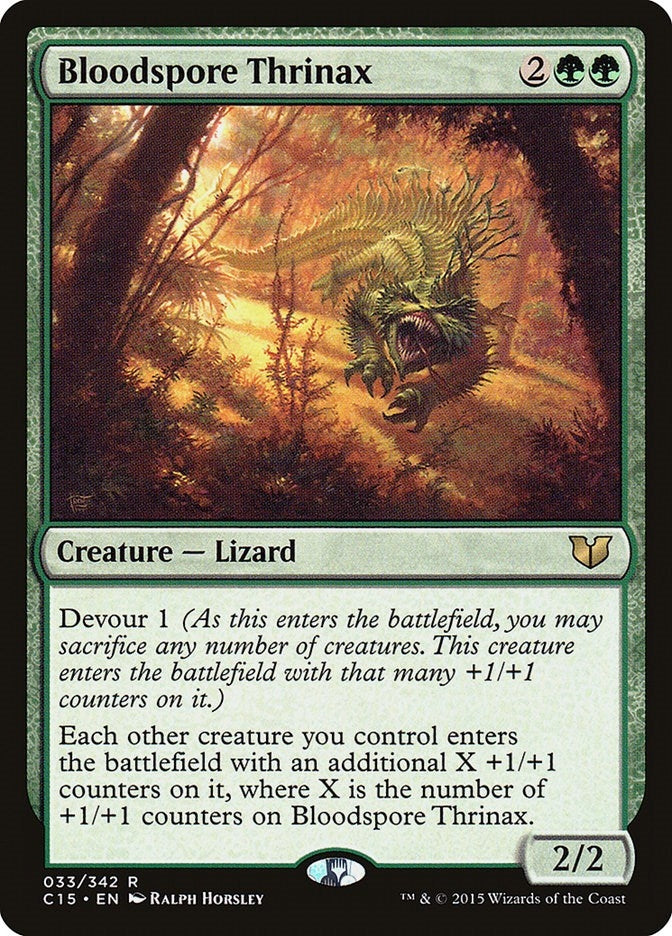 Image for Bloodspore Thrinax (33) (Commander 2015) - Magic: The Gathering