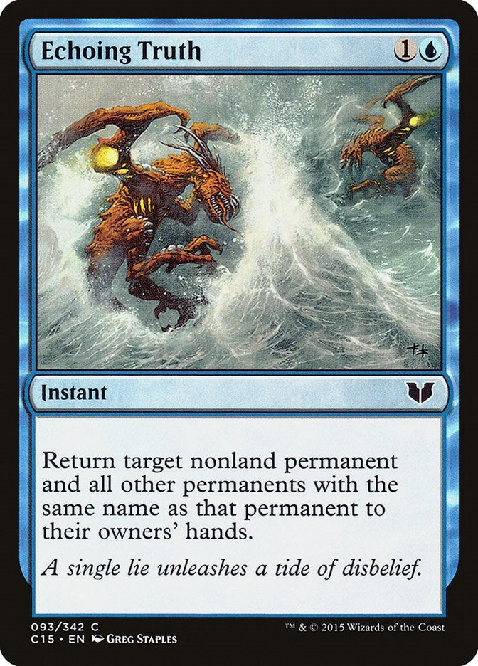 Image for Echoing Truth (93) (Commander 2015) - Magic: The Gathering