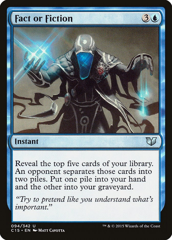 Image for Fact or Fiction (94) (Commander 2015) - Magic: The Gathering