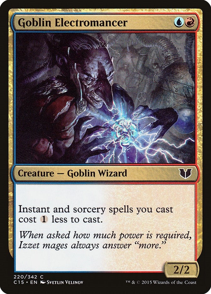 Image for Goblin Electromancer (220) (Commander 2015) - Magic: The Gathering