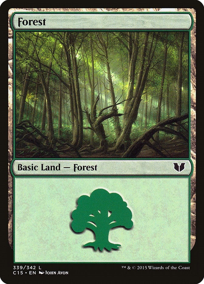 Image for Forest (339) (339) (Commander 2015) - Magic: The Gathering