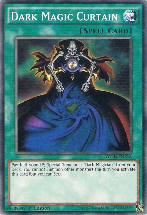 Image for Dark Magic Curtain (YGLD-ENB18) (King of Games: Yugi's Legendary Decks) - YuGiOh