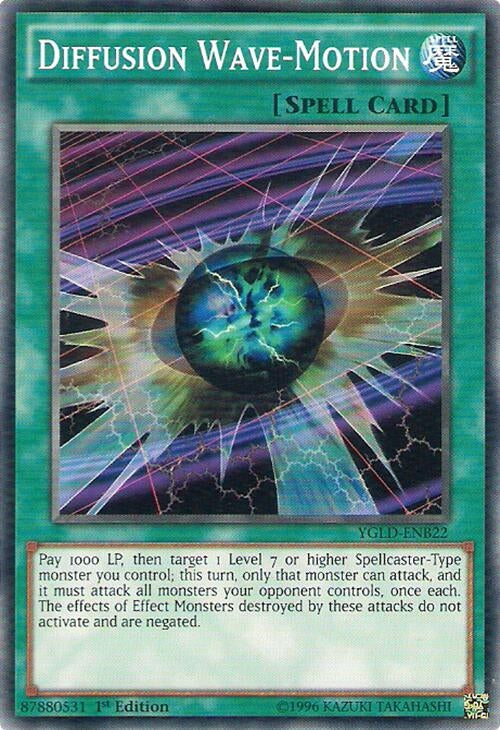 Image for Diffusion Wave-Motion (YGLD-ENB22) (King of Games: Yugi's Legendary Decks) - YuGiOh