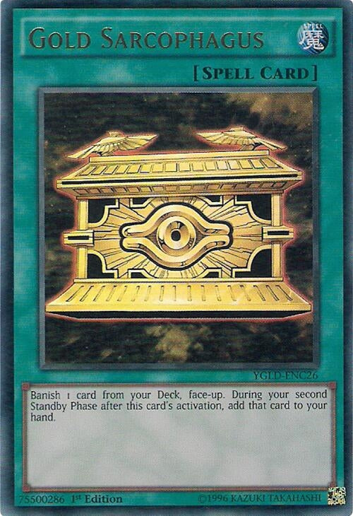 Image for Gold Sarcophagus (YGLD-ENC26) (King of Games: Yugi's Legendary Decks) - YuGiOh