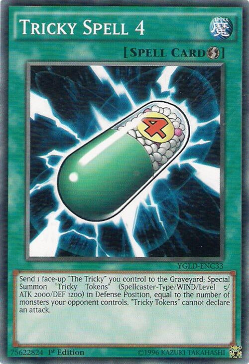 Image for Tricky Spell 4 (YGLD-ENC33) (YGLD) - YuGiOh