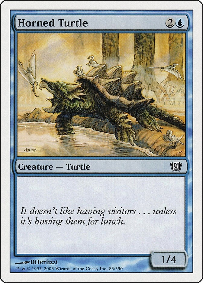 Image for Horned Turtle (83) (8th Edition) - Magic: The Gathering