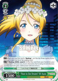 Image for "Door to Our Dreams" Eli Ayase (LL/W34-E011 U) (Love Live! Vol. 2) - Weiss Schwarz
