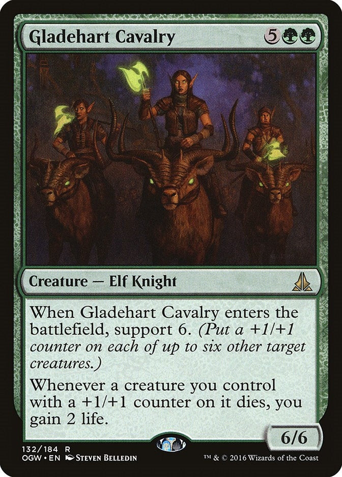 Image for Gladehart Cavalry (132) (Oath of the Gatewatch) - Magic: The Gathering