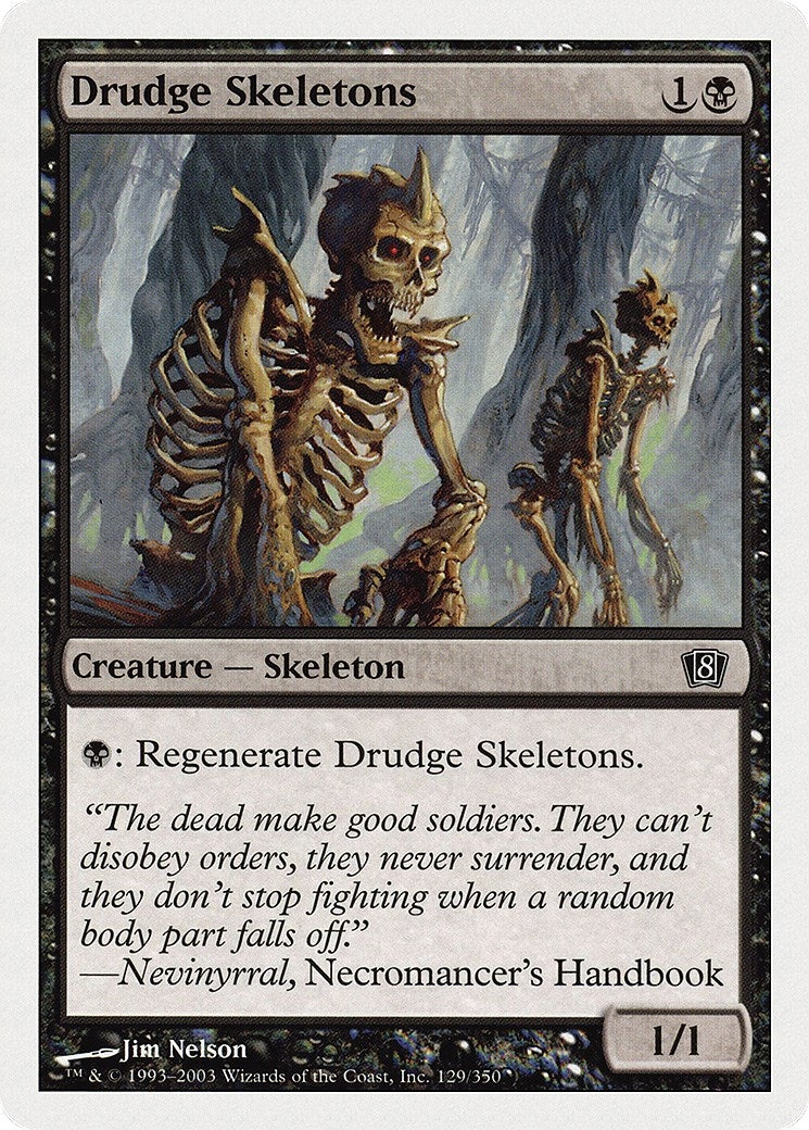 Image for Drudge Skeletons (129) (8th Edition) - Magic: The Gathering
