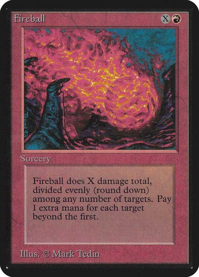 Image for Fireball (Alpha Edition) - Magic: The Gathering