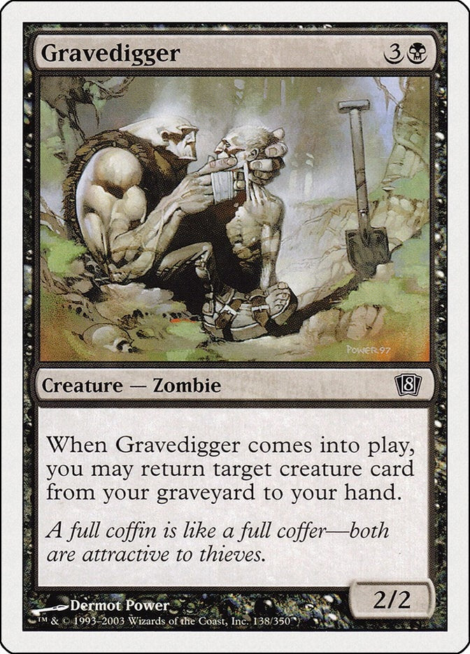 Image for Gravedigger (138) (8th Edition) - Magic: The Gathering