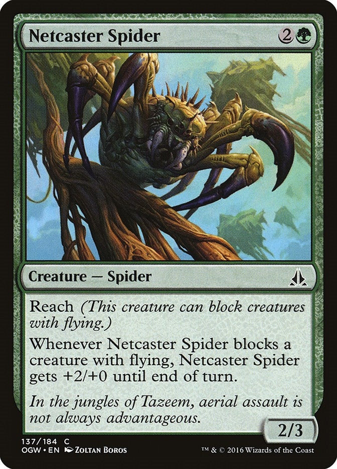 Image for Netcaster Spider (137) (Oath of the Gatewatch) - Magic: The Gathering
