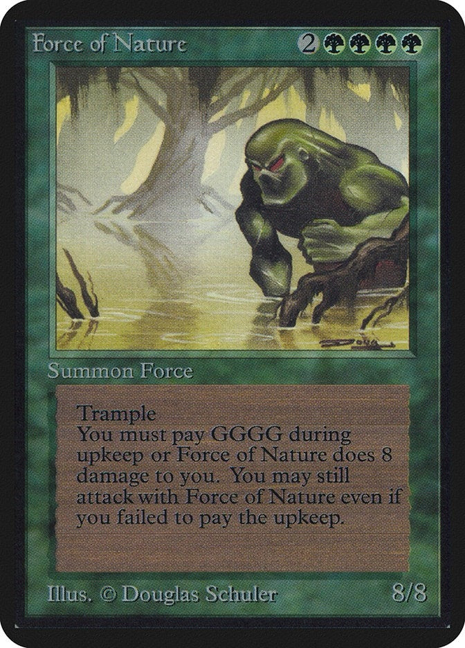 Image for Force of Nature (Alpha Edition) - Magic: The Gathering