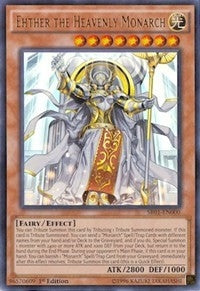 Image for Ehther the Heavenly Monarch (SR01-EN000) (SR01) - YuGiOh