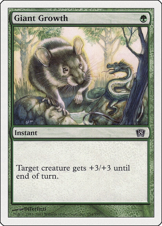 Image for Giant Growth (254) (8th Edition) - Magic: The Gathering