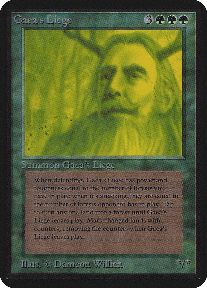 Image for Gaea's Liege (Alpha Edition) - Magic: The Gathering