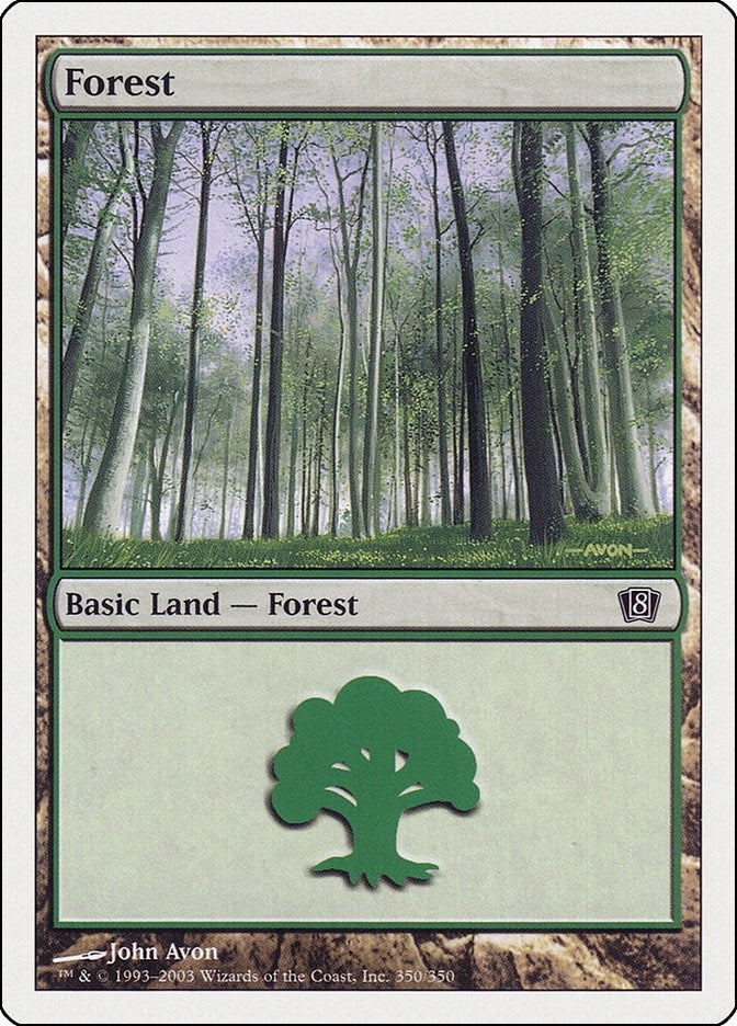 Image for Forest (350) (350) (8th Edition) - Magic: The Gathering