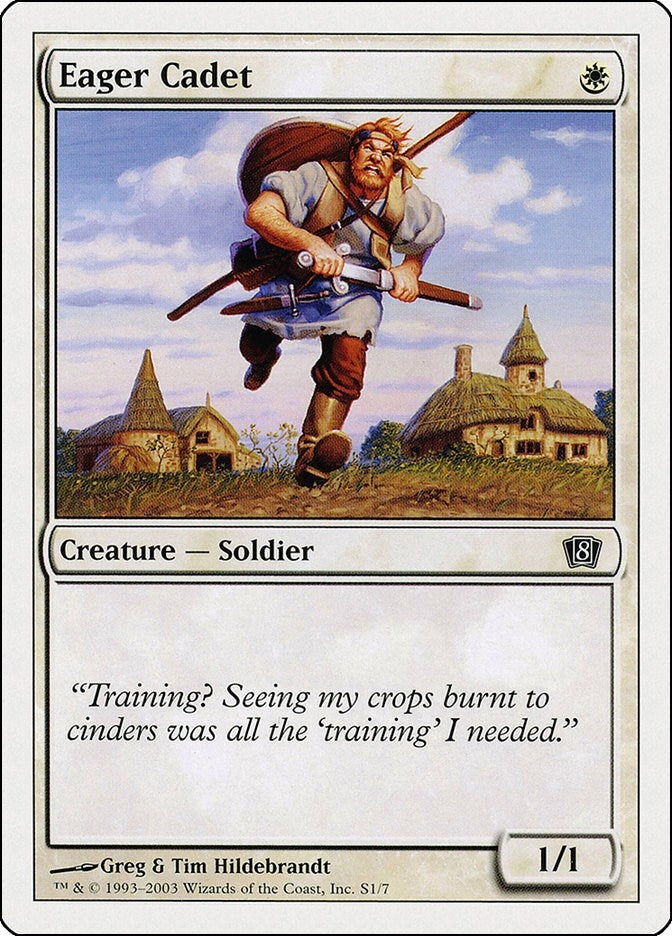 Image for Eager Cadet (S1) (8th Edition) - Magic: The Gathering