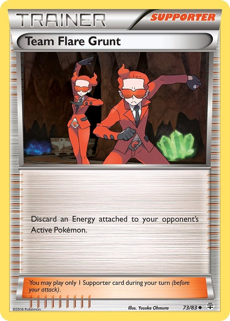 Image for Team Flare Grunt (73/83) (GEN) - Pokemon