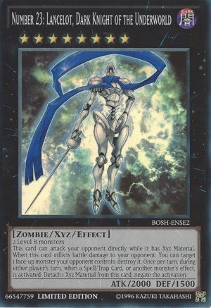 Image for Number 23: Lancelot, Dark Knight of the Underworld (BOSH-ENSE2) (BOSH) - YuGiOh