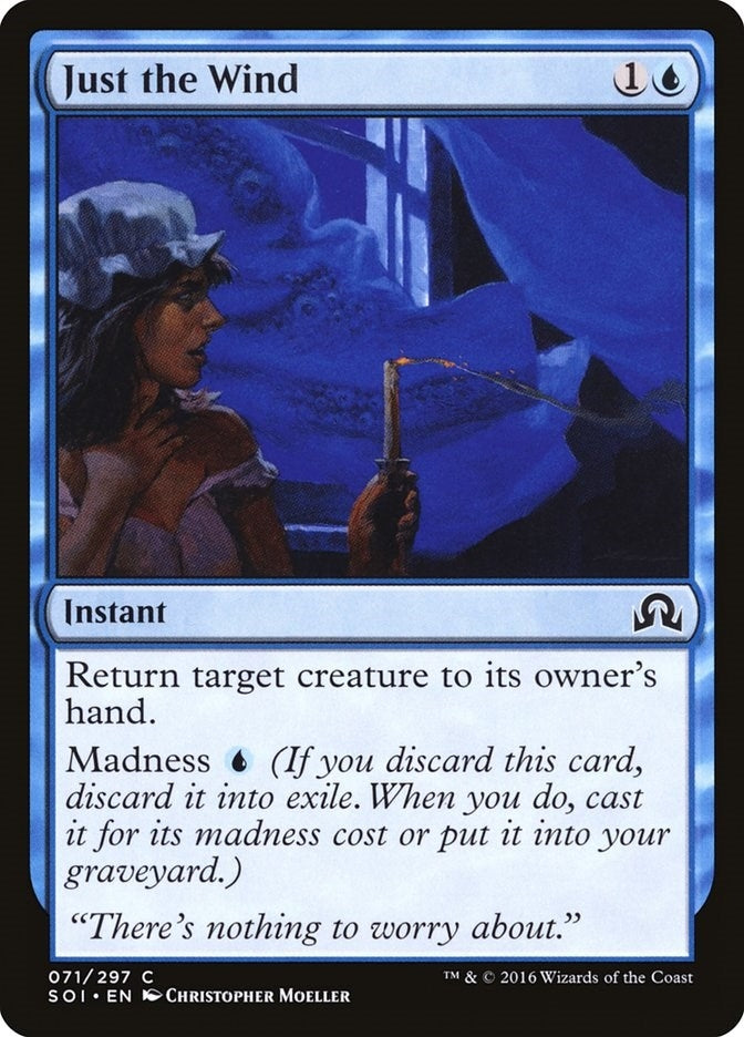Image for Just the Wind (71) (Shadows over Innistrad) - Magic: The Gathering