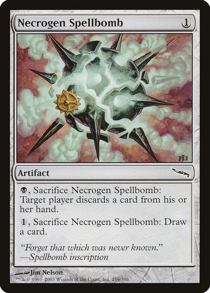 Necrogen Spellbomb (216) (Mirrodin)