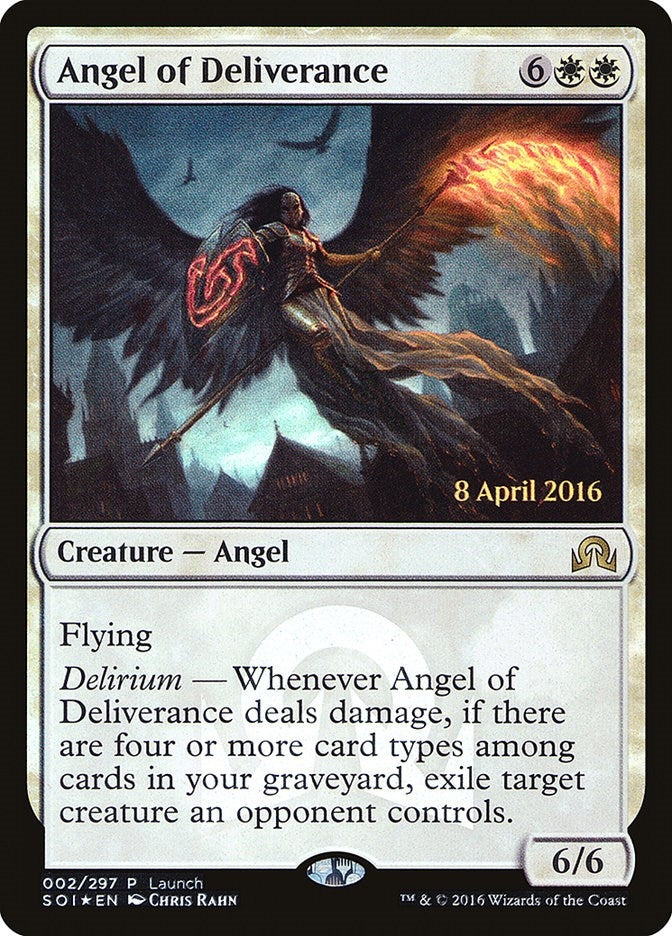 Image for Angel of Deliverance (2) (Launch Party & Release Event Promos) - Magic: The Gathering