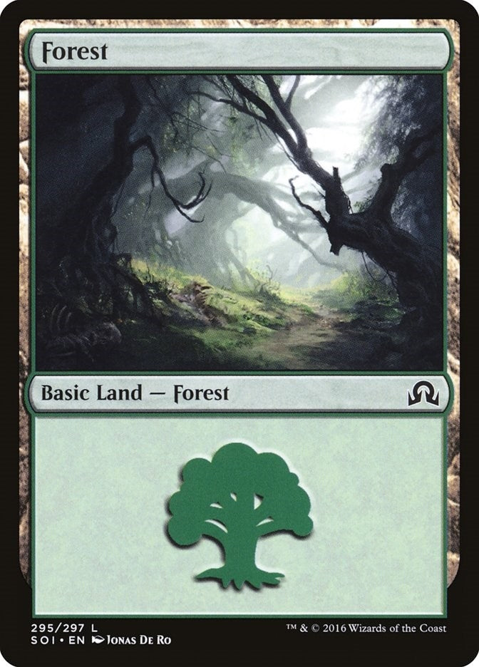 Image for Forest (295) (295) (Shadows over Innistrad) - Magic: The Gathering