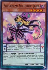 Image for Performapal Skullcrobat Joker (OP01-EN007) (OP01) - YuGiOh