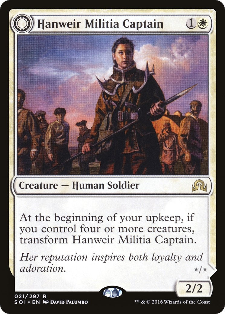 Image for Hanweir Militia Captain (21) (Shadows over Innistrad) - Magic: The Gathering