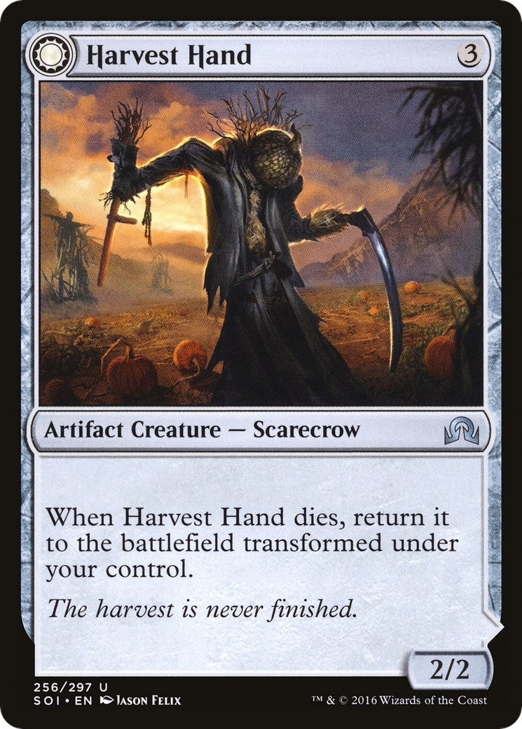 Image for Harvest Hand (256) (Shadows over Innistrad) - Magic: The Gathering