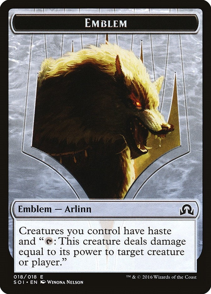 Image for Emblem - Arlinn Kord (18) (Shadows over Innistrad) - Magic: The Gathering