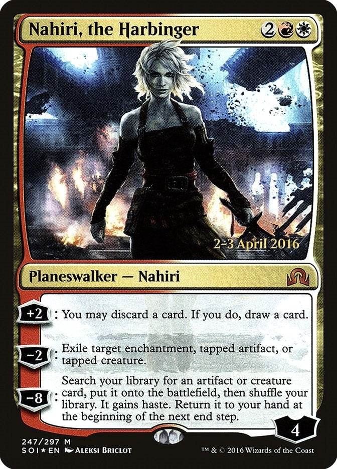 Image for Nahiri, the Harbinger (247) (Prerelease Cards) - Magic: The Gathering