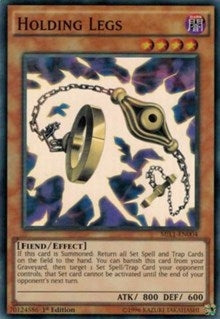 Image for Holding Legs (MIL1-EN004) (MIL1) - YuGiOh