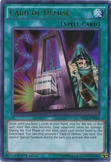 Image for Card of Demise (MIL1-EN014) (MIL1) - YuGiOh