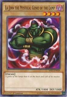 Image for La Jinn the Mystical Genie of the Lamp (MIL1-EN029) (MIL1) - YuGiOh