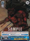 Image for "Strong Will" Berserker (FS/S36-E081 U) (Fate/stay night [Unlimited Blade Works] Vol. II) - Weiss Schwarz