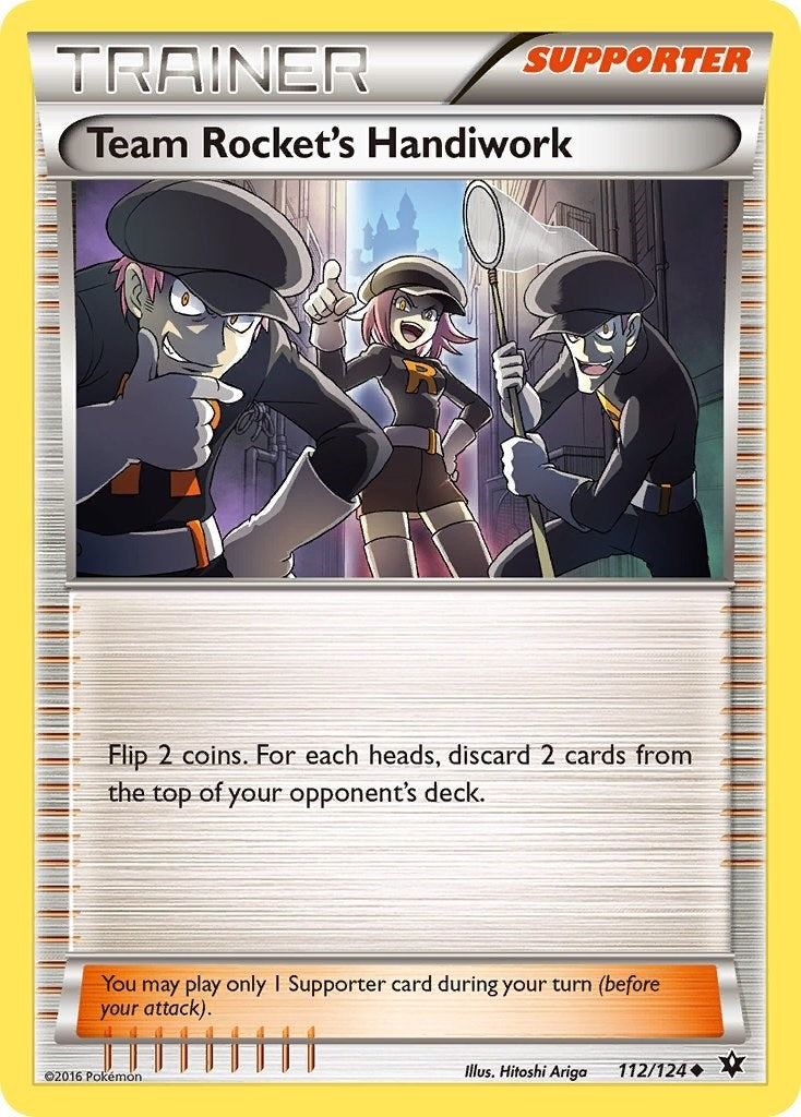 Image for Team Rocket's Handiwork (112/124) (FCO) - Pokemon