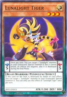 Image for Lunalight Tiger (SHVI-EN013) (SHVI) - YuGiOh