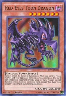Image for Red-Eyes Toon Dragon (SHVI-EN036) (SHVI) - YuGiOh