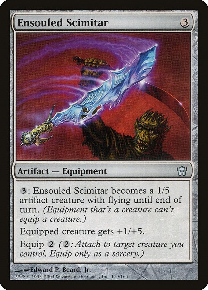 Image for Ensouled Scimitar (119) (Fifth Dawn) - Magic: The Gathering