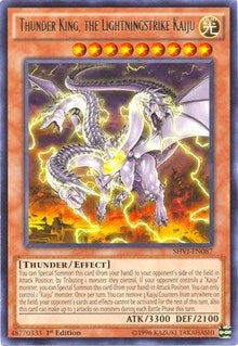 Image for Thunder King, the Lightningstrike Kaiju (SHVI-EN087) (SHVI) - YuGiOh