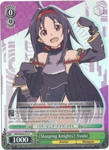 Image for "Sleeping Knights" Yuuki (Parallel Foil) (SAO/SE26-E13 C) (Sword Art Online II Vol.2) - Weiss Schwarz