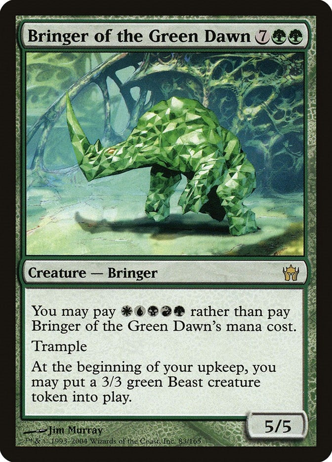Image for Bringer of the Green Dawn (83) (Fifth Dawn) - Magic: The Gathering