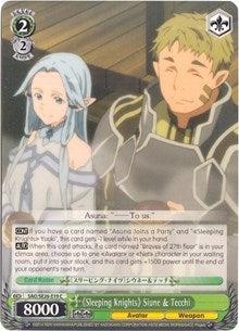 "Sleeping Knights" Siune & Tecchi (SAO/SE26-E19 C) (Sword Art Online II Vol.2)