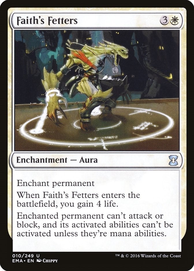 Image for Faith's Fetters (10) (Eternal Masters) - Magic: The Gathering