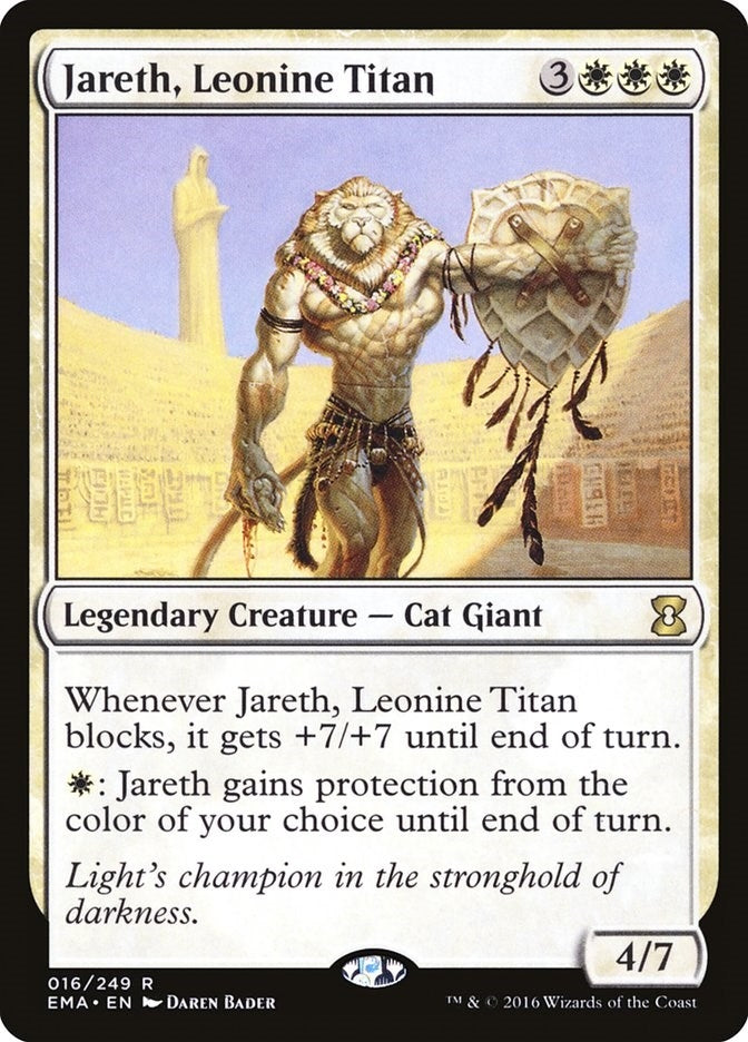 Image for Jareth, Leonine Titan (16) (Eternal Masters) - Magic: The Gathering