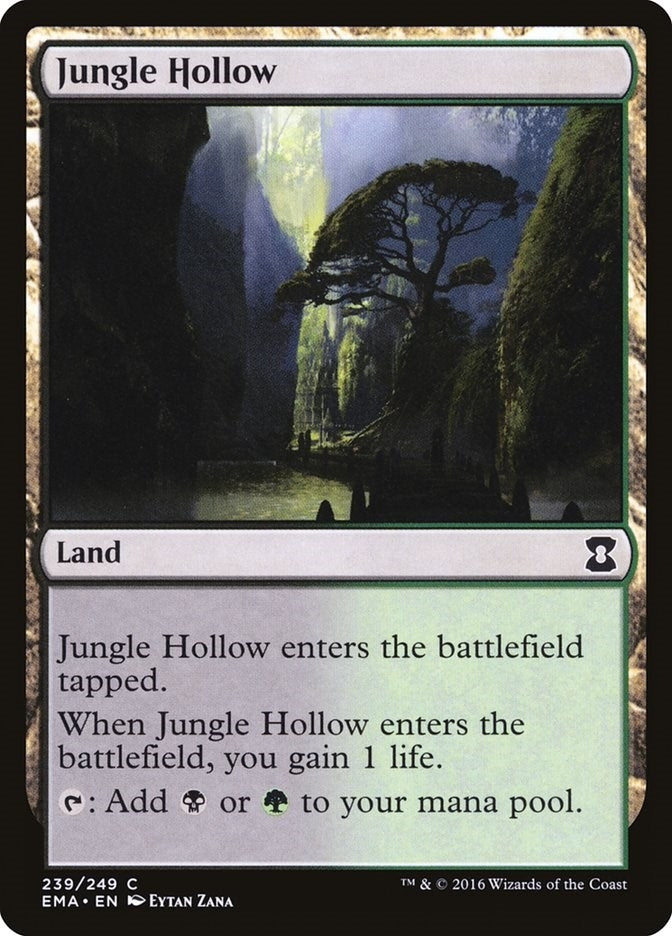 Image for Jungle Hollow (239) (Eternal Masters) - Magic: The Gathering